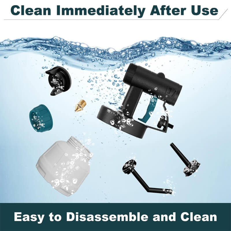 High-pressure  Cordless  Paint  Sprayer with 2  Batteries