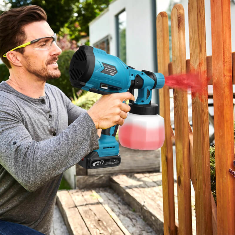 High-pressure  Cordless  Paint  Sprayer with 2  Batteries