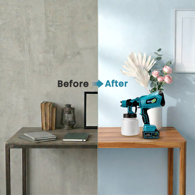 High-pressure  Cordless  Paint  Sprayer with 2  Batteries