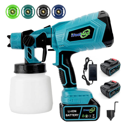 High-pressure  Cordless  Paint  Sprayer with 2  Batteries