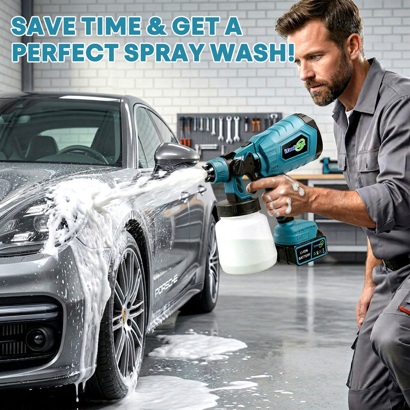 High-pressure  Cordless  Paint  Sprayer with 2  Batteries